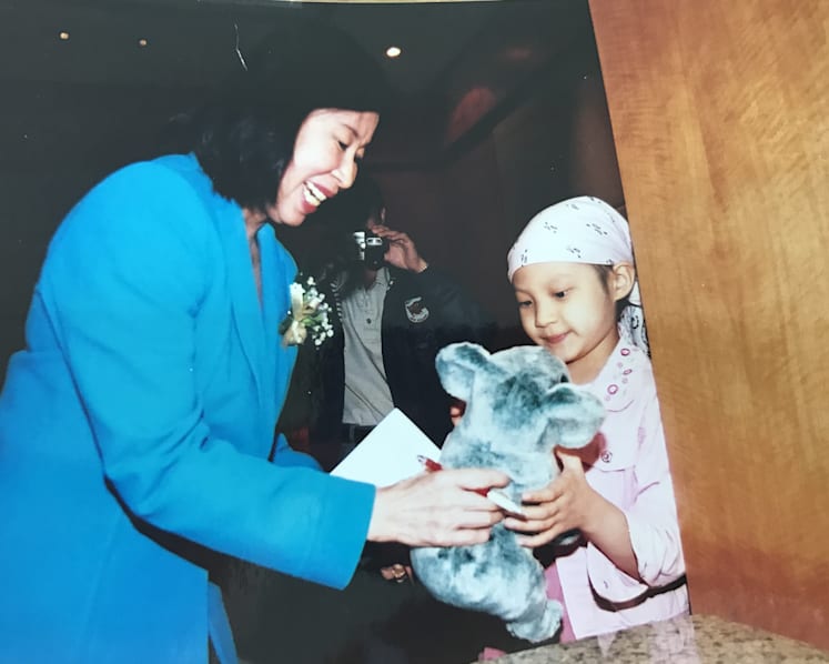 Surviving a rare cancer at six