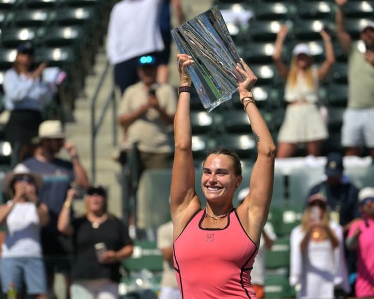 Sabalenka ends Indian Wells hoodoo with epic three-set victory over Rybakina