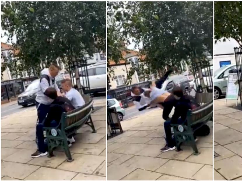 Jiu-Jitsu world champion, aged 16, used his mixed martial arts skills to defeat the ear-biting thug.