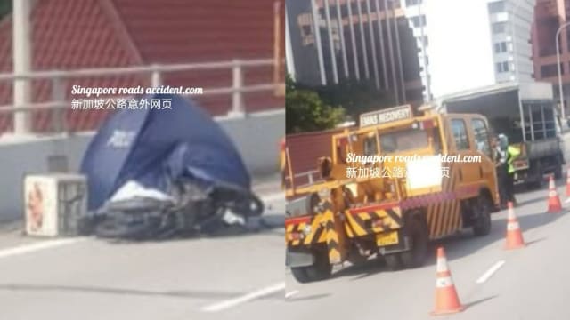 摩托车与罗厘相撞 58岁摩托车骑士当场身亡