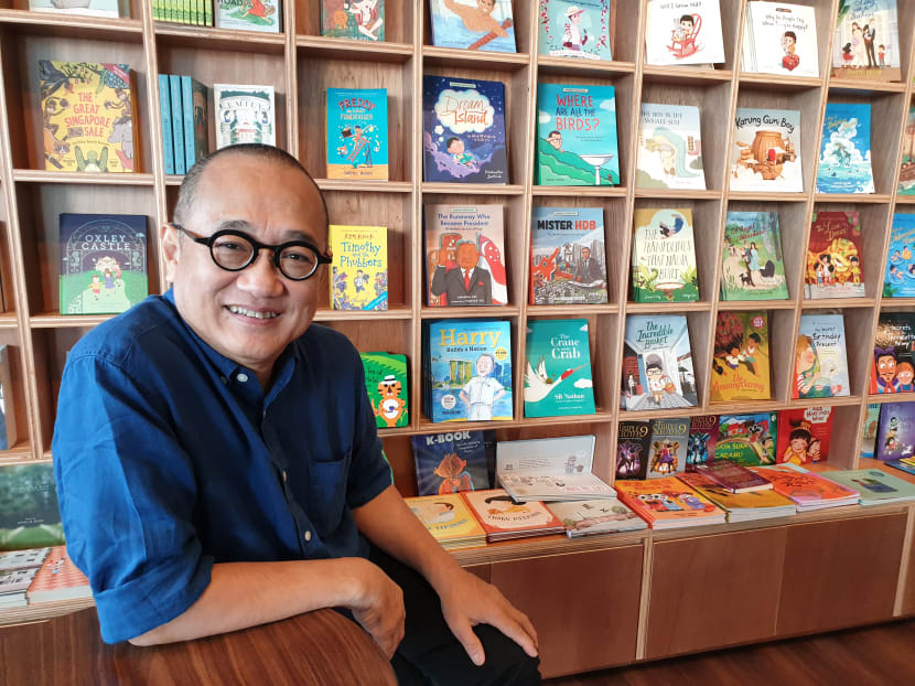 Owner of Huggs-Epigram Coffee Bookshop and founder of publishing firm Epigram Books Edmund Wee, 66, said his store was borne out of a strong desire to see Singapore titles get the recognition they deserved. Owner of Huggs-Epigram Coffee Bookshop and founder of publishing firm Epigram Books Edmund Wee, 66, said his store was borne out of a strong desire to see Singapore titles get the recognition they deserved.