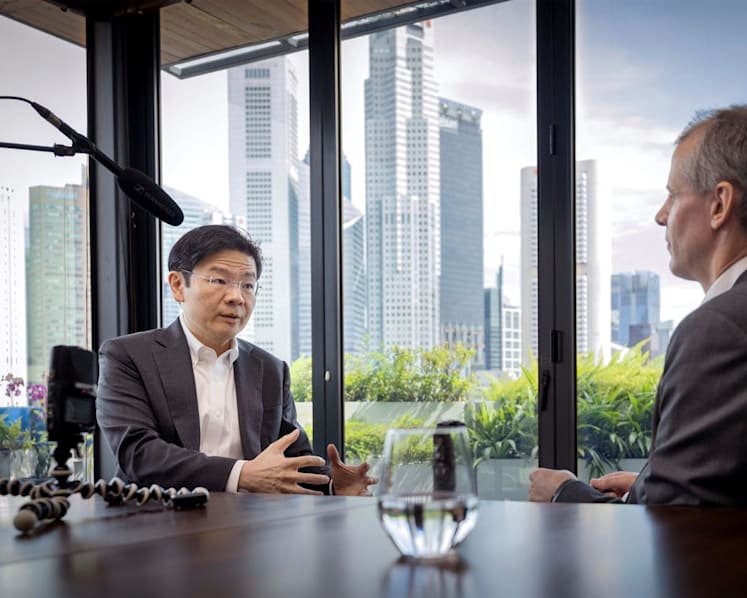 Identity politics, US-China tensions, leadership 'iron': 5 highlights of Lawrence Wong's Economist interview 