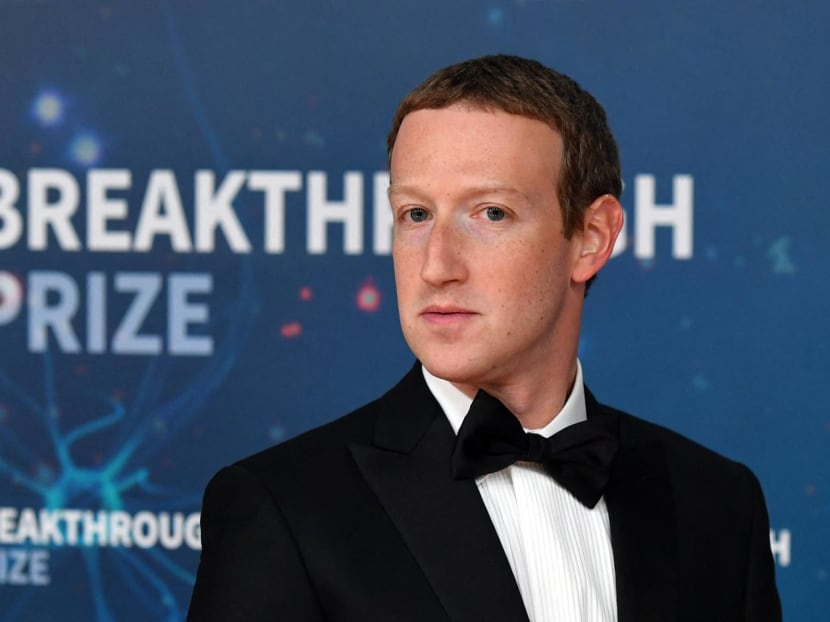 Facebook CEO Mark Zuckerberg arrives for the eighth annual Breakthrough Prize awards ceremony at Nasa Ames Research Center in Mountain View, California on Nov 3, 2019.
