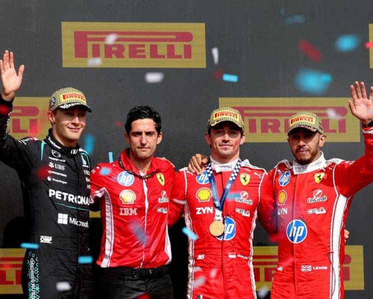 Leclerc wins British GP as F1 leader Antonelli fails to score