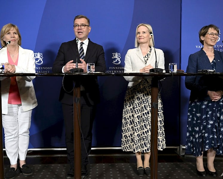 Finland's conservative party picks ministers for right-wing coalition government