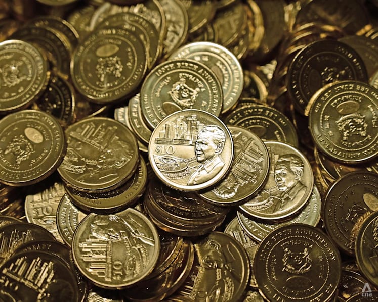 Commemorative Lee Kuan Yew coins available for walk-in exchange at bank branches from Dec 4