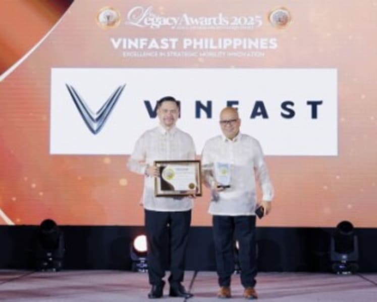 VinFast Philippines honored at the 2025 Legacy Awards for Business