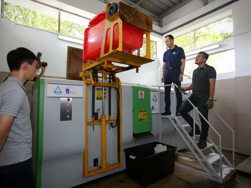 The patented microbe treatment breaks down local food waste including bones, dough, tofu and sugar cane safely and effectively.