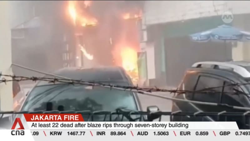 At least 22 dead after fire breaks out at seven-storey office building in Jakarta