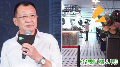 Hongkong Actor Benz Hui Waits Tables At Daughter’s Wheelock Place Café, Praised By Netizen For Having No Airs
