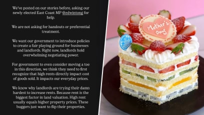Flor Patisserie's Boss Appeals To Government To Curb Rising Shop Rents After 57% Rental Hike At Siglap Outlet