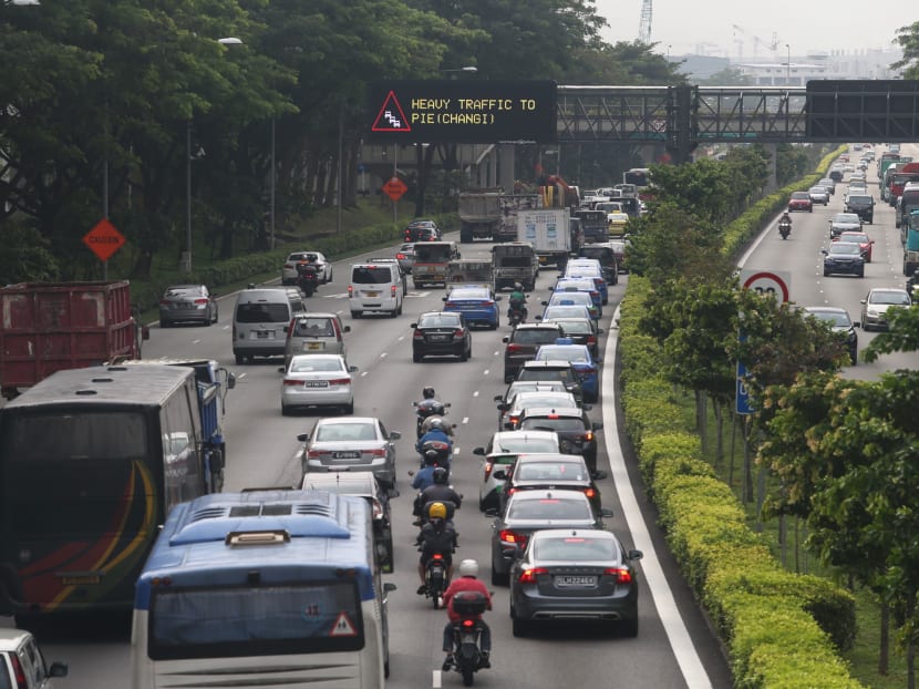 Heavy traffic on the TPE. Photo: Today