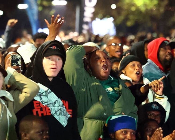 South Africans pour onto streets in pyjamas to celebrate World Cup feat