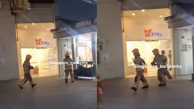 东陵福路口福食阁起火 