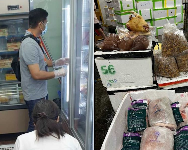 Nearly 7 tonnes of illegally imported food, including silkworms and crickets, seized by SFA
