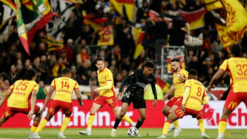 PSG crowned French champions again after win at second-placed Lens