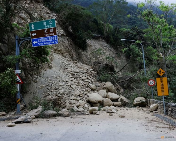 Two Singaporeans reported missing after Taiwan quake