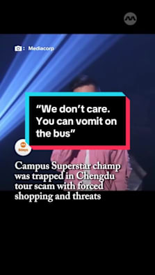 Shawn Tok, 31, says his group of 23 endured illegal shopping stops, 5:30am wake-up calls, and aggressive pitches before authorities stepped in. #8dayssg #8dayssglocalent #shawntok #campussuperstar #sgfyp 