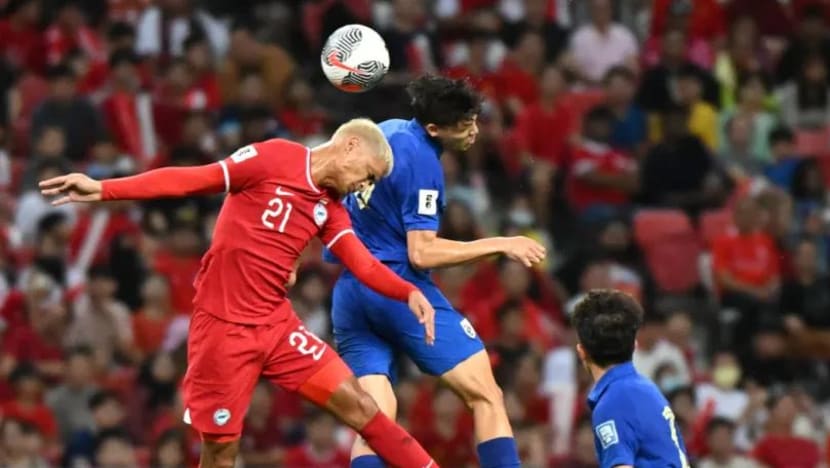 SG kalah 1-3 kepada Thailand dalam kelayakan Piala Dunia SG kalah 1-3 kepada Thailand dalam kelayakan Piala Dunia
