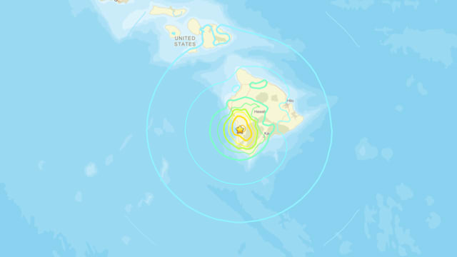 美国夏威夷发生6级地震
