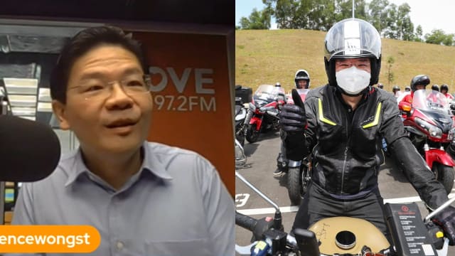 曾瞒着母亲骑摩托车 因疫情黄循财两年没有休假