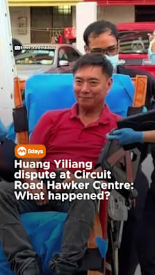 A look at the dispute that led to the former actor-turned-hawker being taken to hospital. #8dayssgLocalEnt  #8dayssg #HuangYiliang #viral #dispute 