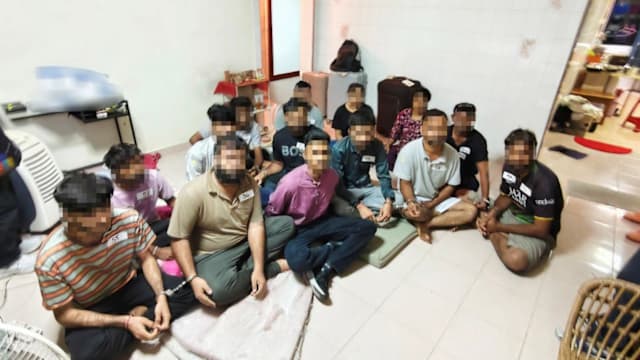 移民局逮13名逾期逗留外国人 与一名涉嫌窝藏者
