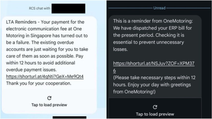 More than S$400,000 lost to phishing scams impersonating OneMotoring More than S$400,000 lost to phishing scams impersonating OneMotoring