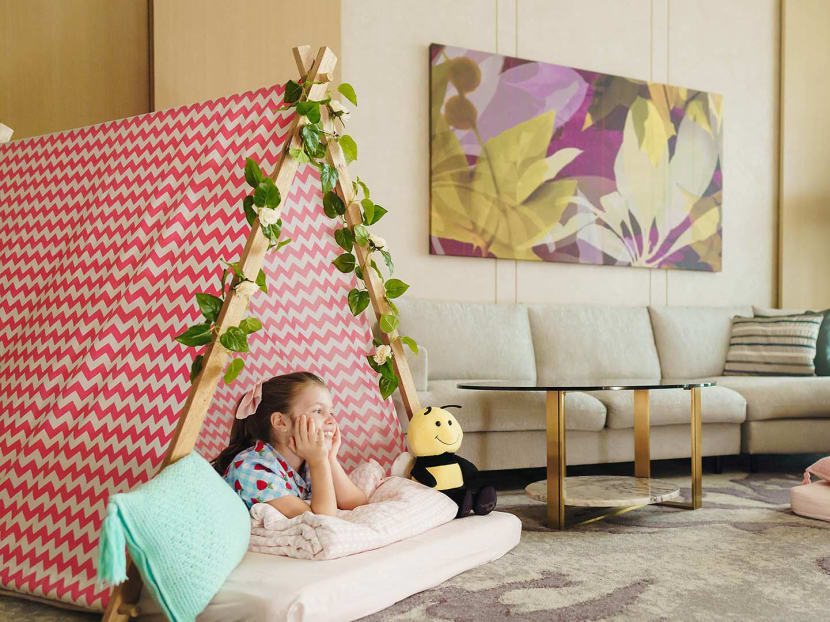 Yes, one hotel will even set up a glamping tent in the room to entertain the little ones.
