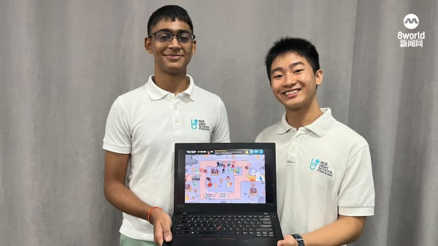 国大附中学生设计新游戏 公众玩乐中学全面防卫知识