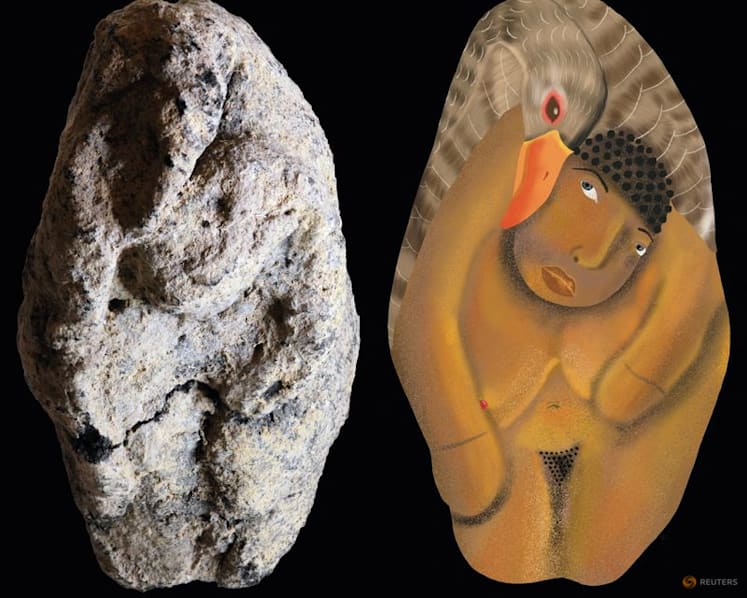 Figurine of a woman and a goose offers peek at prehistoric beliefs