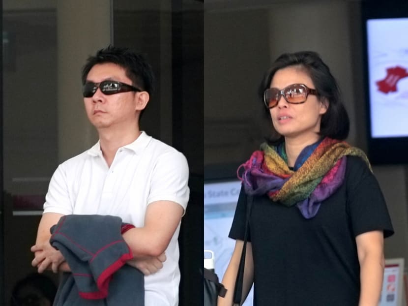 Composite image of Tay Wee Kiat (left) and his wife Chia Yun Ling, who were found guilty for abusing their Burmese domestic helper for 10 months at their Yishun home. Composite image of Tay Wee Kiat (left) and his wife Chia Yun Ling, who were found guilty for abusing their Burmese domestic helper for 10 months at their Yishun home.
