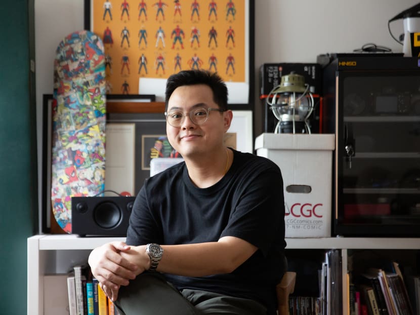 The author, seen here at his home on March 8, 2022, says his lack of industry experience was a key reason why employers shunned him. 