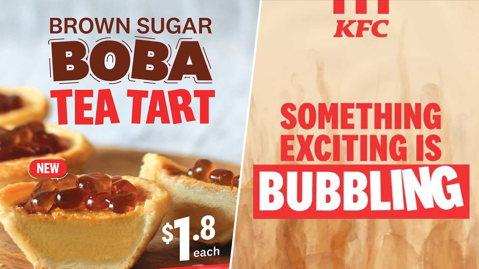 KFC Launching Brown Sugar Boba Tea Tarts - 8days