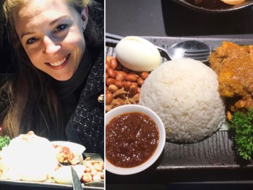 British journalist Katie Morley said the real version of nasi lemak she had at a London restaurant was ‘delicious’.