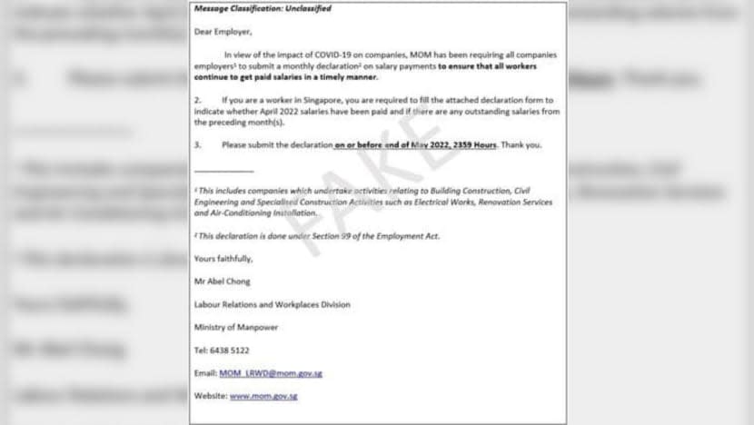 Jangan terpedaya dengan penipu samar diri sebagai pegawai MOM