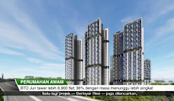 6,952 flat BTO dilancar pada Jun, termasuk 2 projek Prime di Bishan, Bukit Merah