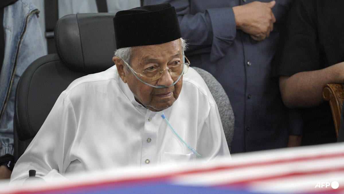 Former Malaysia PM Mahathir admitted to hospital for observation following wife’s passing - CNA