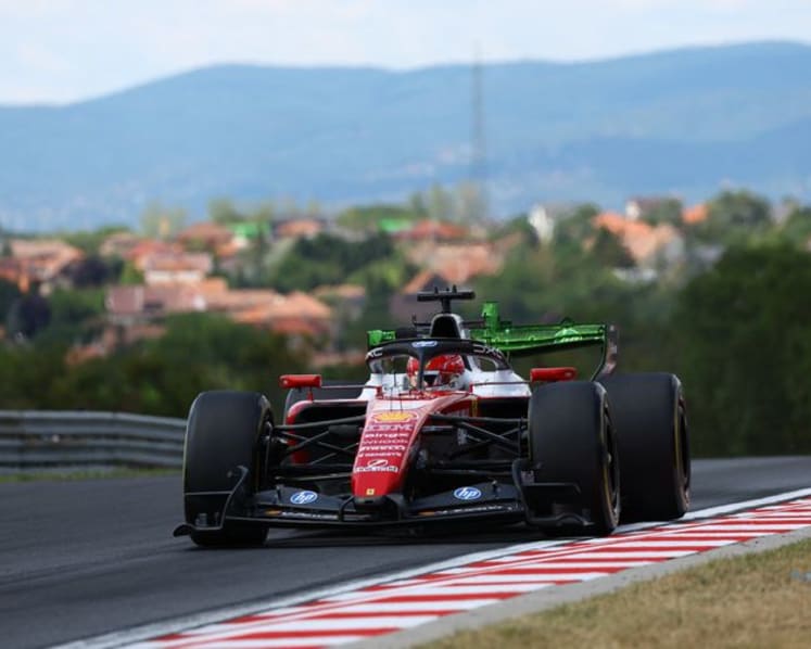 Leclerc fastest in first Hungary practice