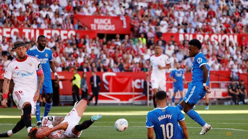 Vinicius lifts Real Madrid to 1-0 win over Sevilla with Mbappe back in starting role