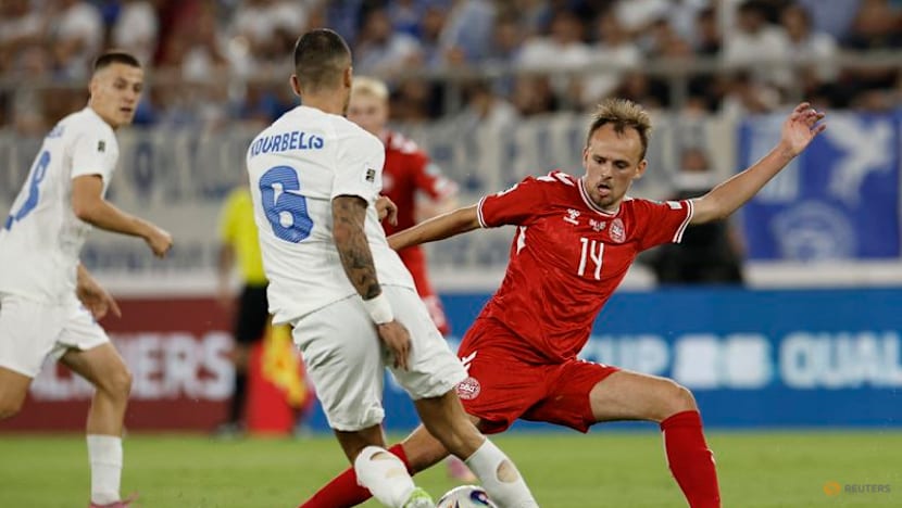 Damsgaard drives Denmark on to 3-0 win over Greece in World Cup qualifier