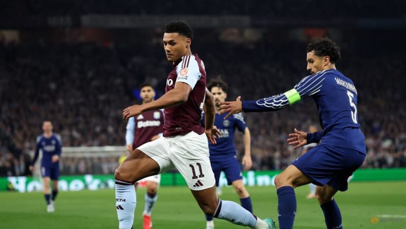 PSG survive Aston Villa scare to reach Champions League semis