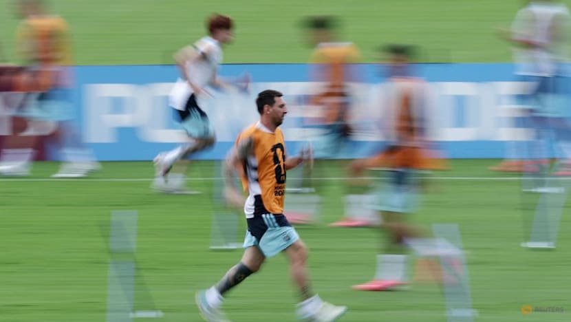 Messi in a happy place as Argentina ready to take on England