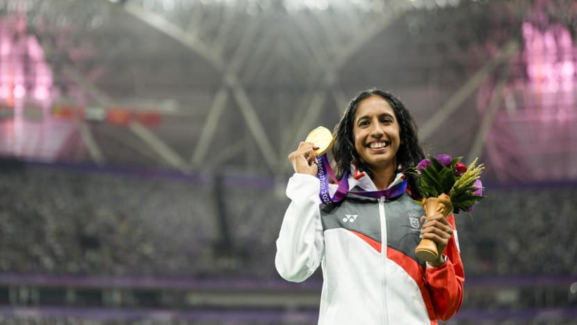 'I never thought I'd be here': Unbridled joy for Singapore's Shanti Pereira after 200m Asian Games triumph 'I never thought I'd be here': Unbridled joy for Singapore's Shanti Pereira after 200m Asian Games triumph