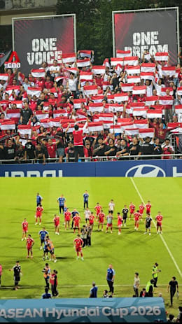 Lions, fans sing Home after qualifying for ASEAN championship semis
