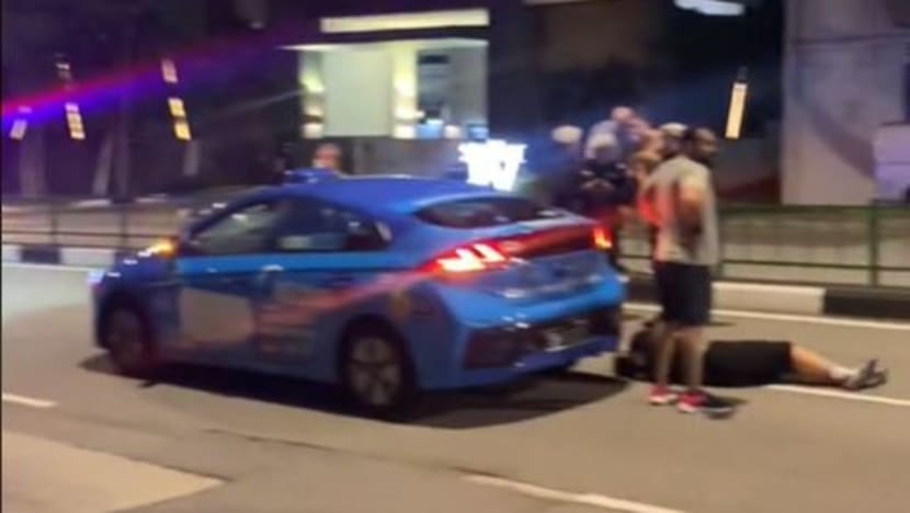 Pedestrian, 47, taken to hospital after accident involving taxi along River Valley Road