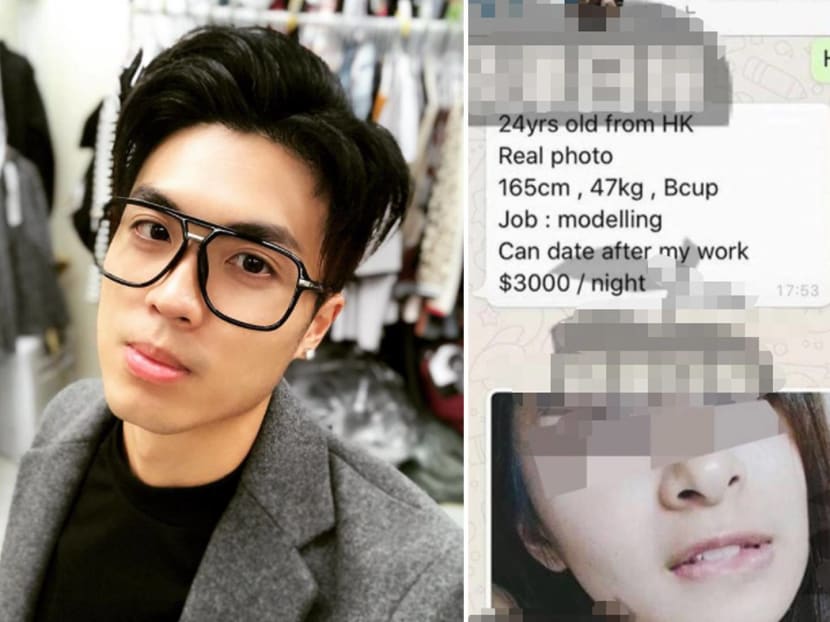 He says someone had shown him the pics and he had warned them not to share it.