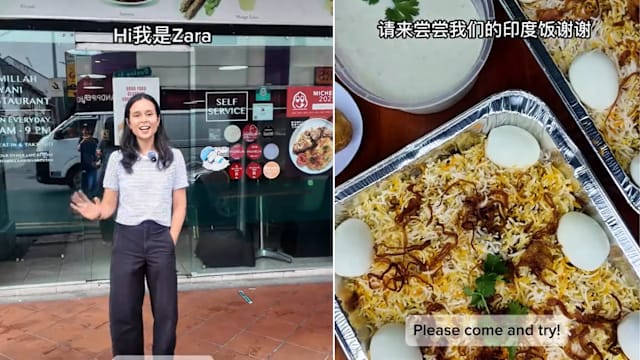 “来尝尝我们的印度香饭” 名店后代华语介绍惊艳网民