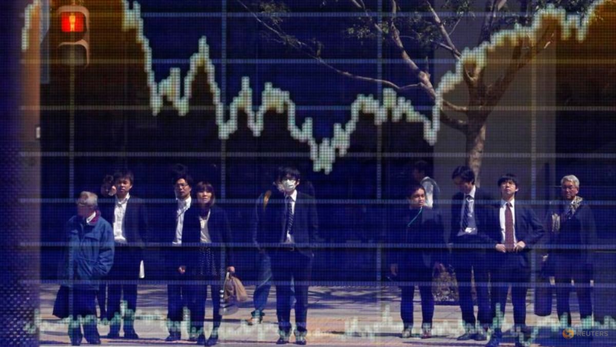 Japan's Nikkei edges lower as tech sector weighs, energy shares rise