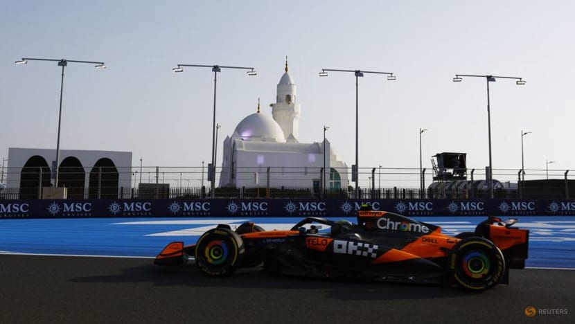 Norris leads McLaren practice one-two as Tsunoda crashes Norris leads McLaren practice one-two as Tsunoda crashes
